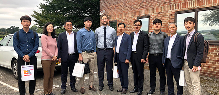 Delegates from Korea visit the EXHEAT office